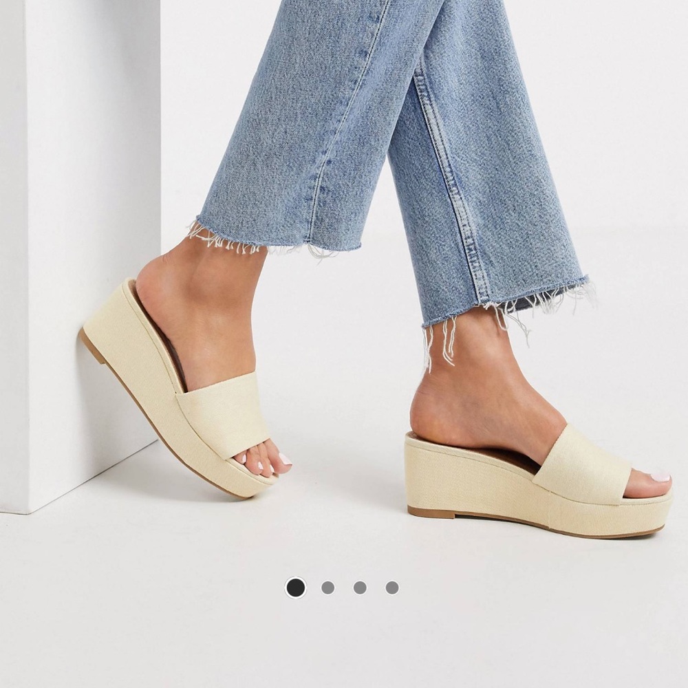 Wedge platform heels